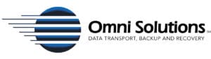 Omni Solutions logo: data transport, backup, and recovery services.